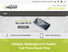 Tablet Screenshot of kirklandirepair.com